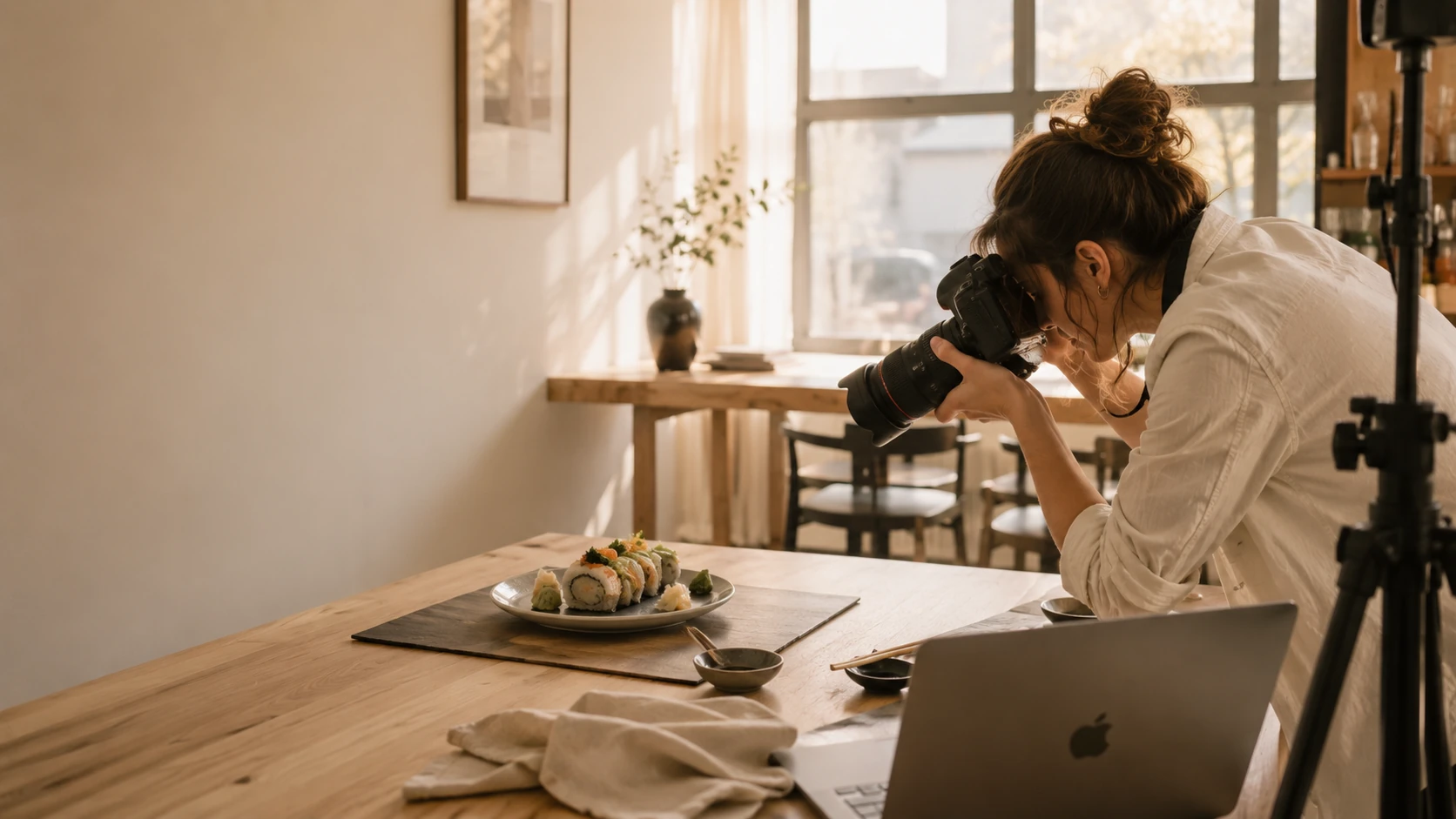 Entrega de fotos y vídeo a un cliente, sellada antes de enviarla